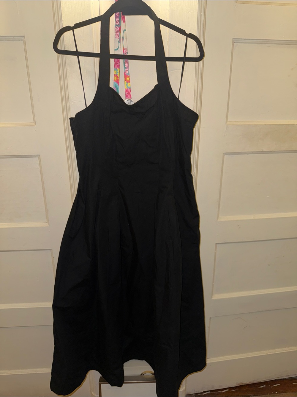 a new day Black Strapless A-Line Dress